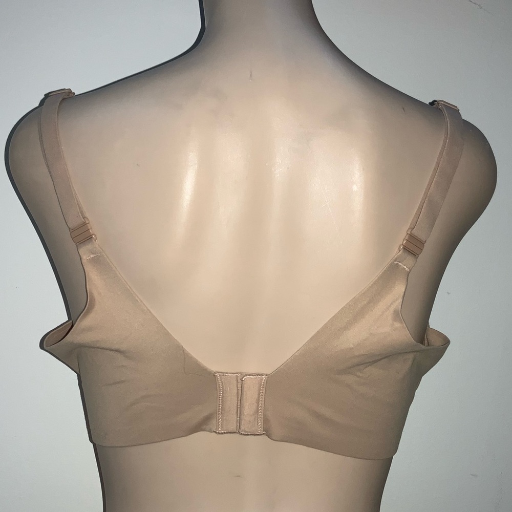 VICTORIAS SECRET Full Coverage Nude Tan Bra Racerback 34DDD - Picture 4 of 5